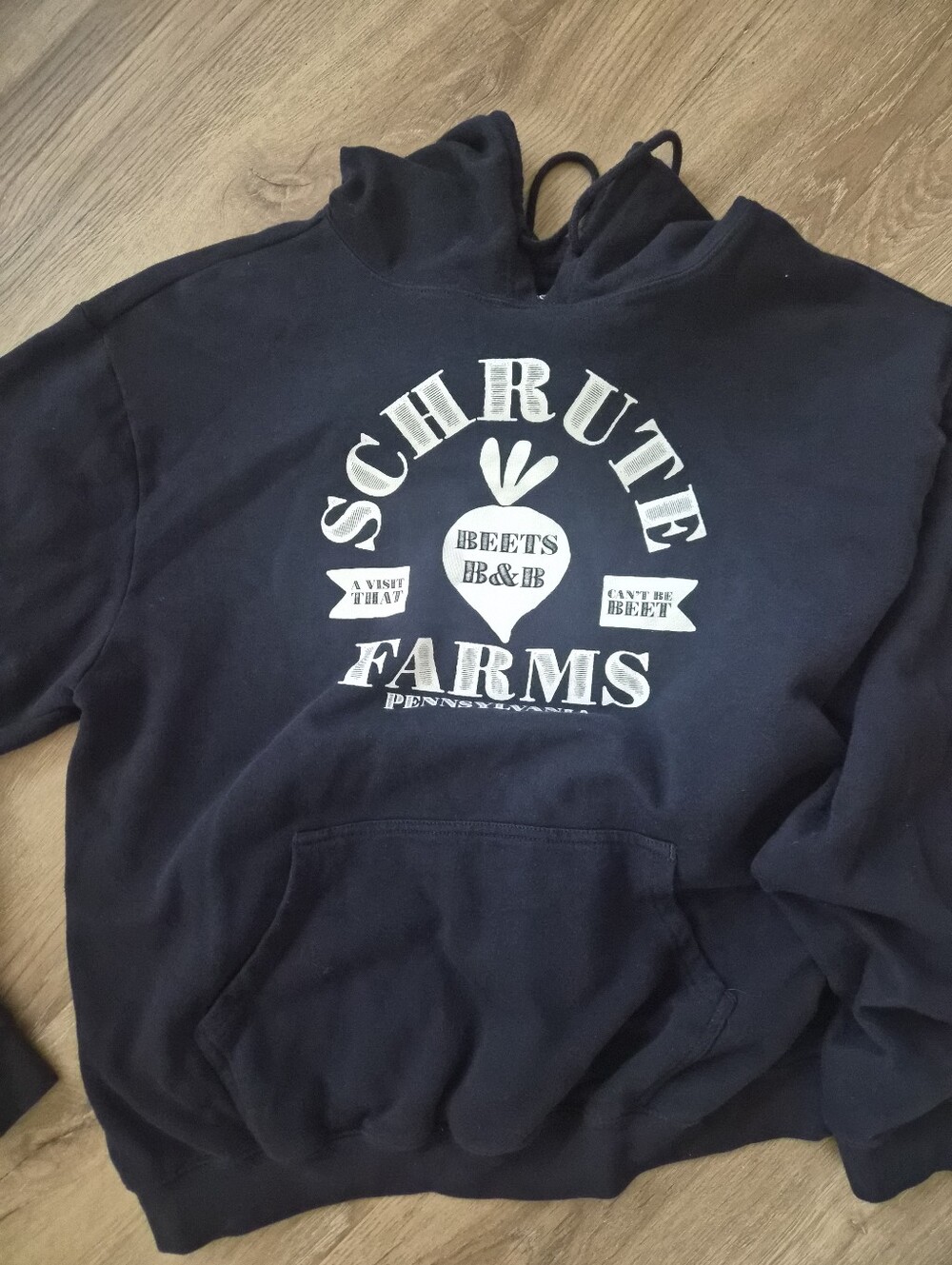 The Office X Ripple Junction Navy Crewneck Sweatshirt with Schrute Farm XL